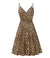 Leopard 50s Dress