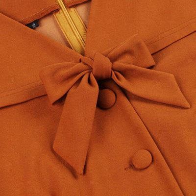 50s Dress Orange