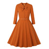 50s Dress Orange