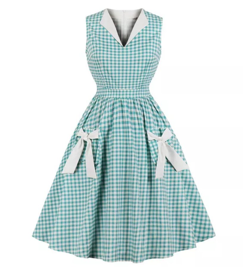 50s Striped Dress