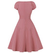 50s Pink Polka Dot Dress