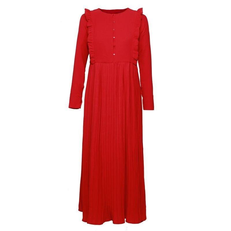 50s Dress Fall Red