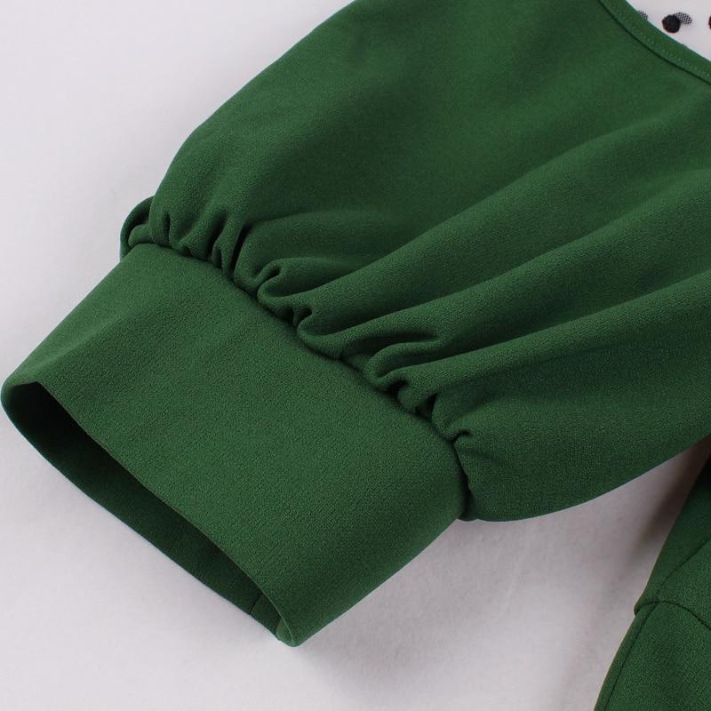 Women's Green 50s Dress