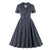 Vintage Navy 50&#39;er kjole