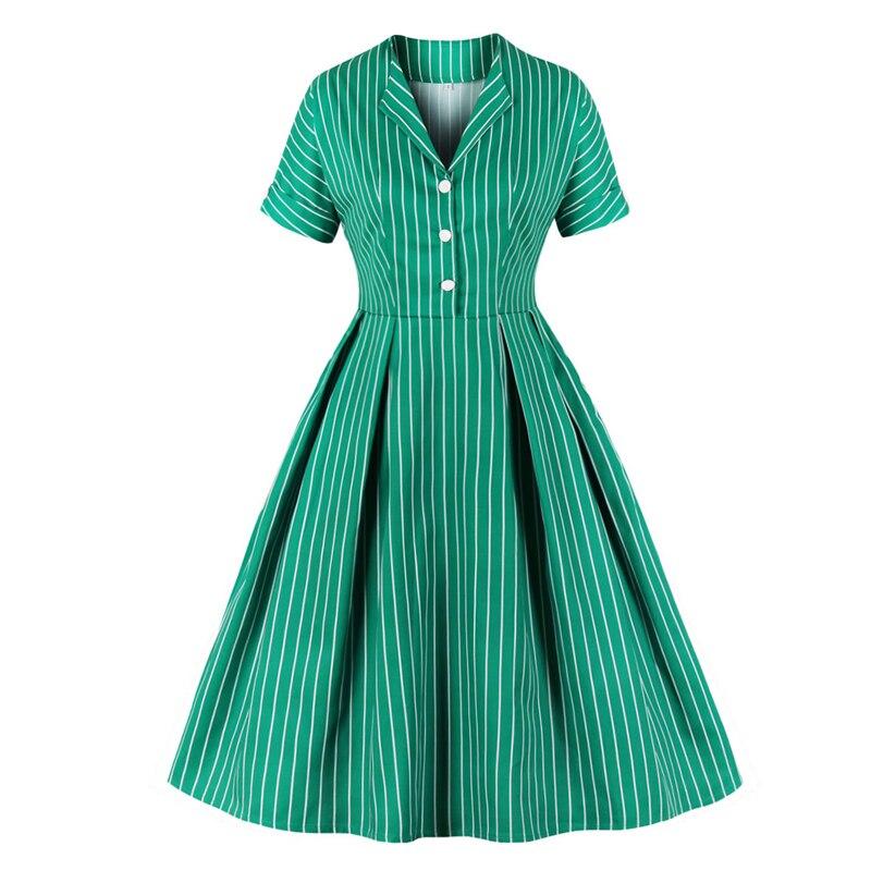 Vintage 50s Dress Green