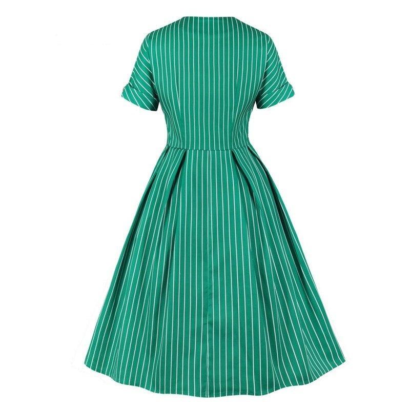 Vintage 50s Dress Green