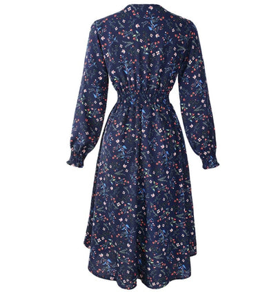 Floral Elastic 60s Dress