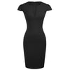 Plain Black 60s Dress