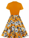 Orange 60s Dress