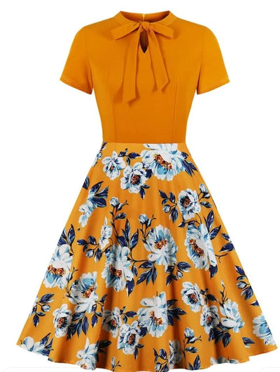 Orange 60s Dress