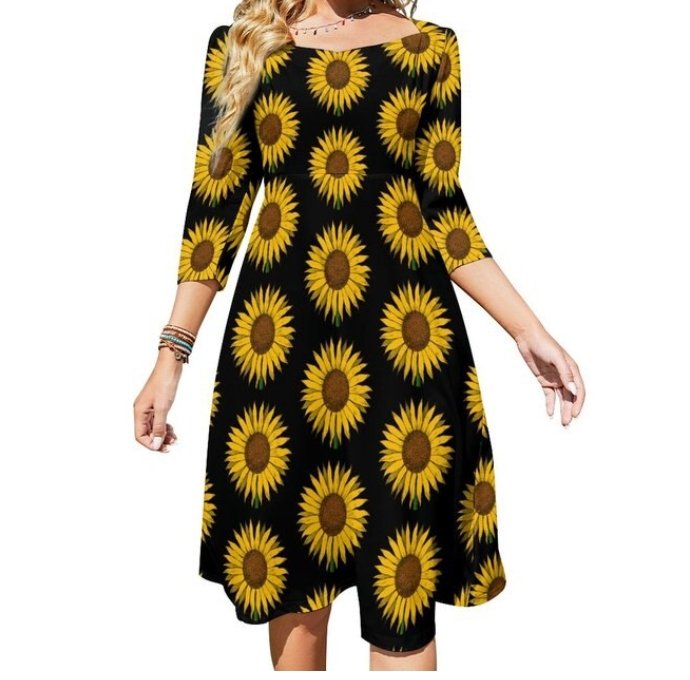 70s Hippie Chic Dress