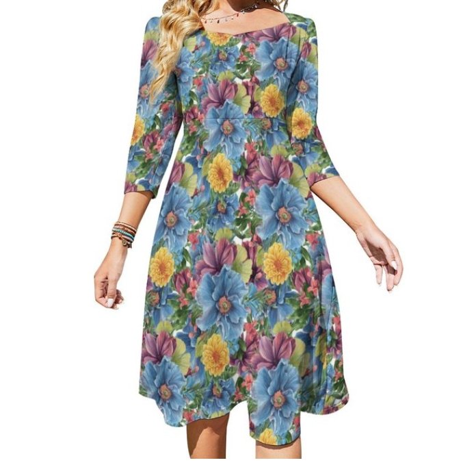 Cool Hippie 70s Dress