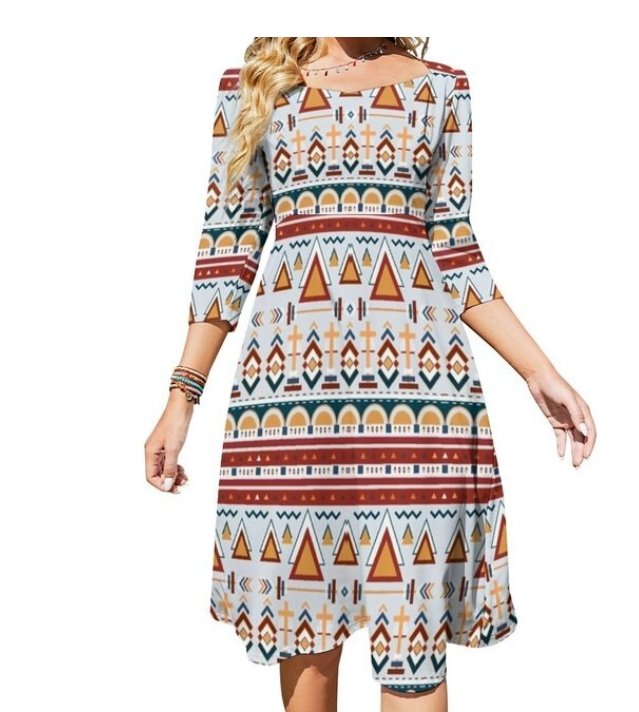 70s Hippie Night Dress