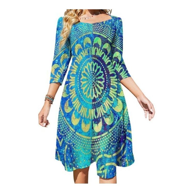 70s Hippie Party Dress