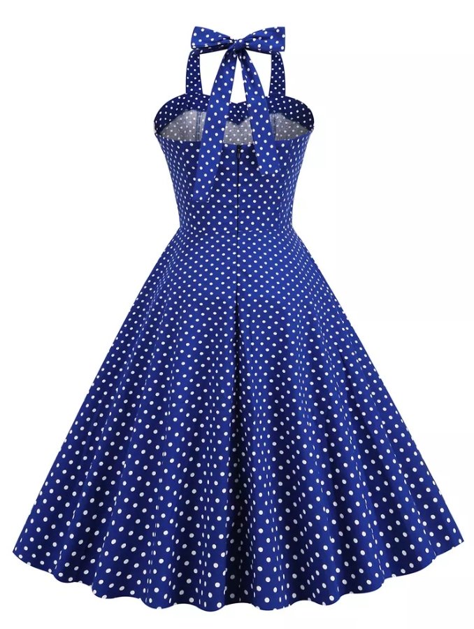 Robe bleu vintage outlet