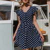 Vintage Navy Blue Dress