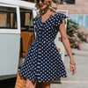 Vintage Navy Blue Dress