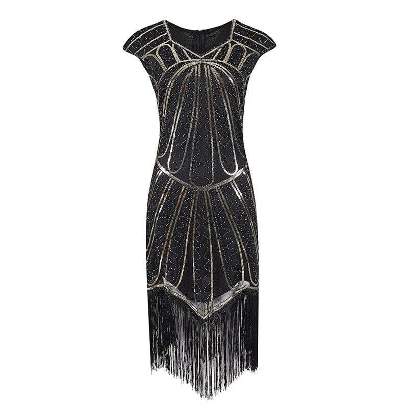 1920s Charleston Dress Gold