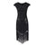 20s Charleston Dress Black