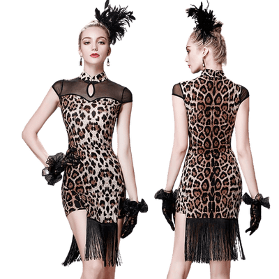 Charleston Leopard Dress