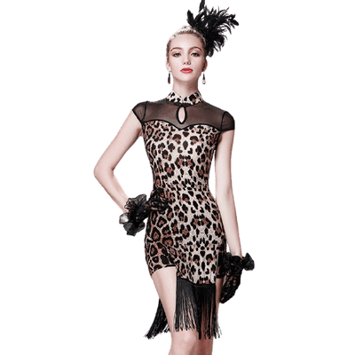 Charleston Leopard Dress