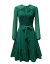 50s Chic Long Sleeve Dress