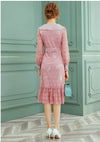 Chic 40s Jazz Dress Pink