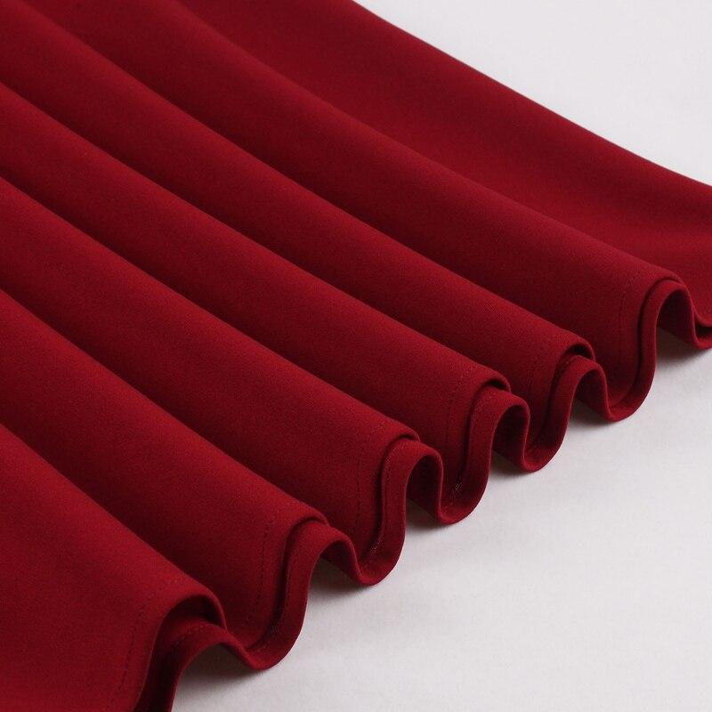 Burgundy 50s Cocktail Dress