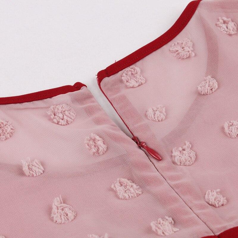 Burgundy 50s Cocktail Dress