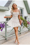 Vintage Square Neck Dress