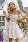 Vintage Square Neck Dress
