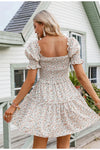 Vintage Square Neck Dress