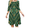 Short Green 70s Dress