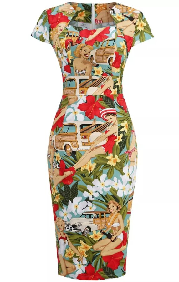 60s Pencil Dress