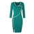 60s Pencil Dress Green