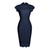 Navy 60s Shift Dress