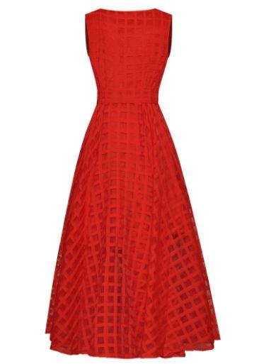 Vintage Red Prom Dress
