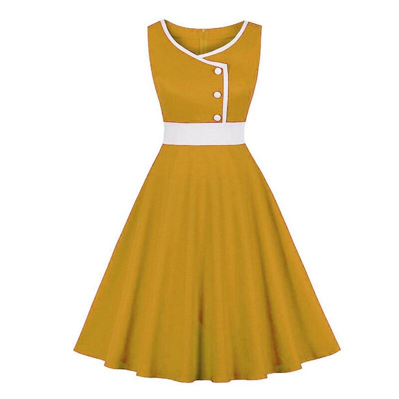 Yellow 50s Ceremony Dress