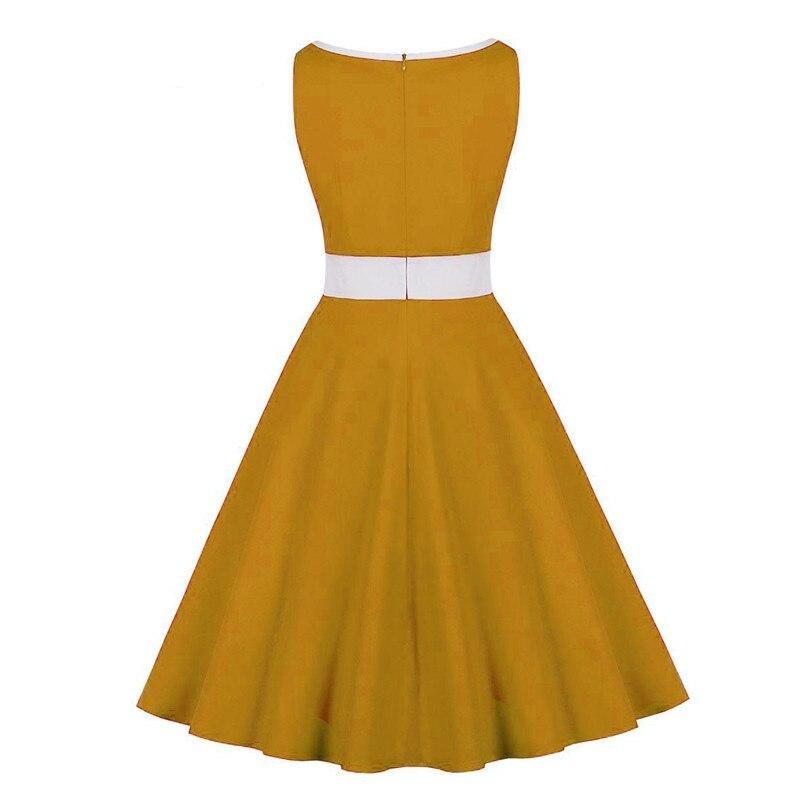 Yellow 50s Ceremony Dress