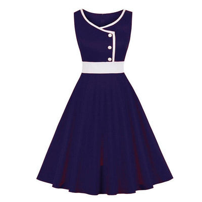 Navy 50s Ceremony Dress