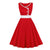 Red 50s Ceremony Dress