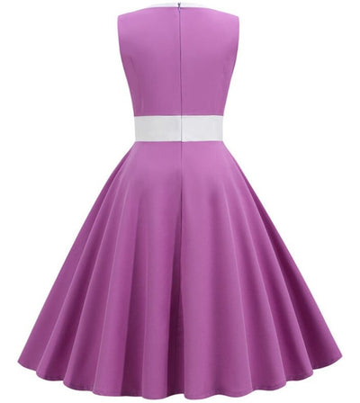 Purple 50s Ceremony Dress