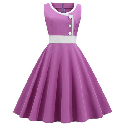 Purple 50s Ceremony Dress