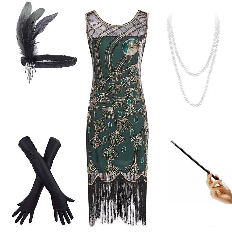 Green 20s Cocktail Dress