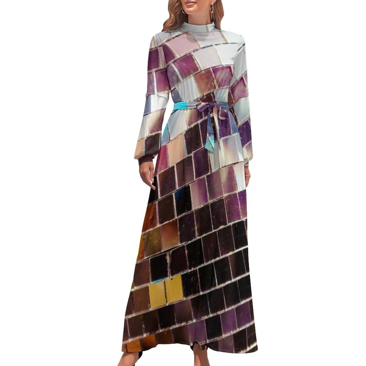 70s Patchwork Party Dress