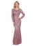 Chic Evening Dress - Mauve Gatsby