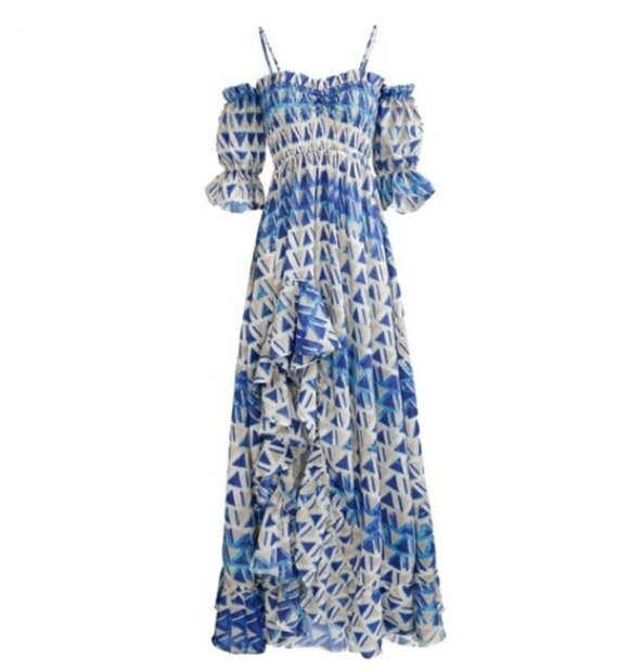 Blue Vintage Evening Dress