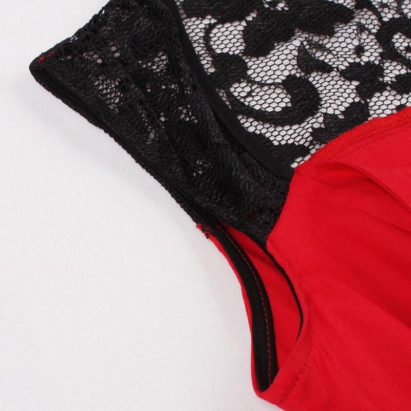 Vintage Rockabilly Red Evening Dress