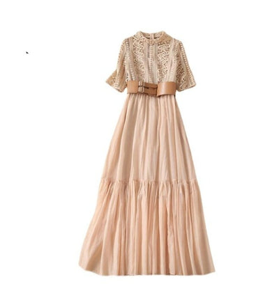 Vintage Pale Pink Lace Dress
