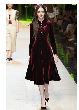 40s 50s Burgundy Dress